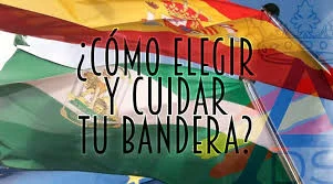 imagen de bandera con texto